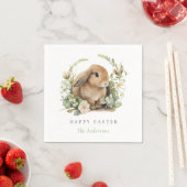 Floral Oaster Bunny Napkins Serviette (Beispiel)