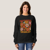 Floral Occupational Therapy  OT Therapist Assistan Sweatshirt (Vorne ganz)