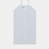 Floral One First Birthday Einladung Geschenkanhänger (Rückseite)