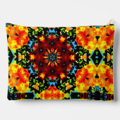 Floral Orange Zubehörtasche (Rückseite)