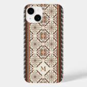 Floral Oriental Ethnic Muster Case-Mate iPhone Hülle (Rückseite)