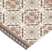 Floral Oriental Ethnic Muster Kurzer Tischläufer (Ecke)