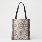 Floral Oriental Ethnic Muster Tasche (Vorderseite)