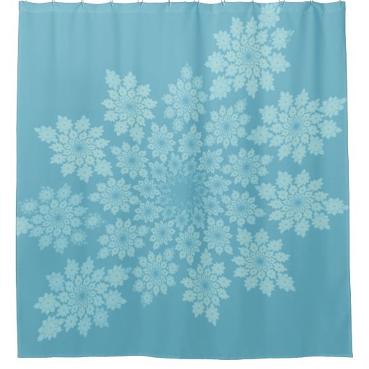 Floral ornaments pastel duschvorhang (Vorderseite)