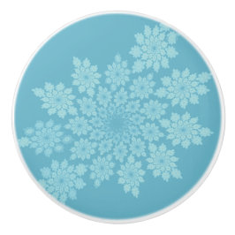 Floral ornaments pastel - romantic  keramikknauf