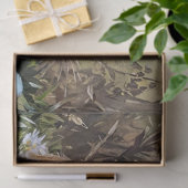 Floral Oster Bow Bunny Rabbit und Eier Seidenpapier (Geschenk)