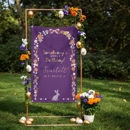 Floral Ostern Sonnige sonnen haben einen Geburtsta Banner