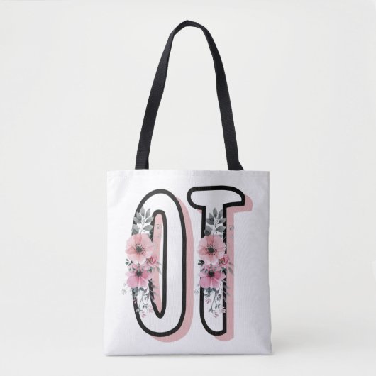 Floral OT | Gaben des Therapeuten Tasche (Vorderseite)