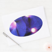 Floral Oval Aufkleber (Umschlag)