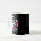 Floral Owl And Moon Kaffeetasse (Vorderseite Links)