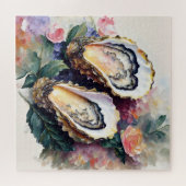 Floral Oyster Painting Puzzle (Horizontal)