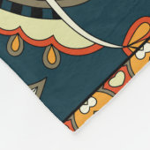 Floral Paisley Bandanna: Traditionelle Ornament Fleecedecke (Ecke)