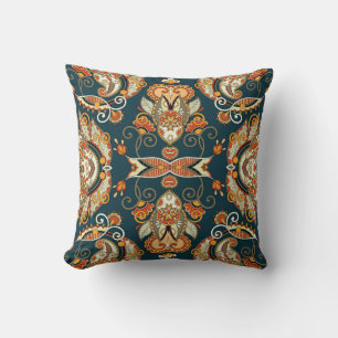 Floral Paisley Bandanna: Traditionelle Ornament Kissen