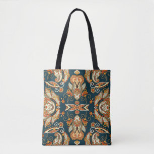 Floral Paisley Bandanna: Traditionelle Ornament Tasche