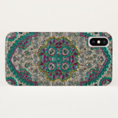 Floral paisley elegantes Juwel-Look Muster Case-Mate iPhone Hülle (Rückseite (Horizontal))