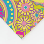 Floral Paisley nahtloses Muster I + Ihre Ideen Fleecedecke (Ecke)