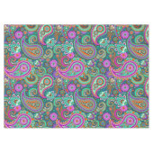 Floral Paisley nahtloses Muster II + Ihre Ideen Tischdecke (Vorderseite (Horizontal))