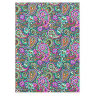 Floral Paisley nahtloses Muster II + Ihre Ideen Tischdecke