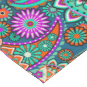 Floral Paisley nahtloses Muster II + Ihre Ideen Tischdecke (Schrägansicht)