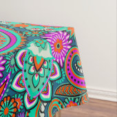 Floral Paisley nahtloses Muster II + Ihre Ideen Tischdecke (Beispiel)