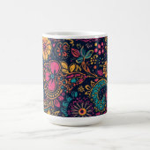 Floral Paisley Pattern Kaffeetasse (Mittel)