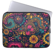 Floral Paisley Pattern Laptopschutzhülle (Vorderseite)