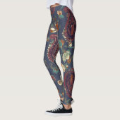 Floral Paisley Pattern – Ornamental Botanical Leggings (Links)