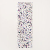 Floral Paisley Pattern Yogamatte (Rückseite)