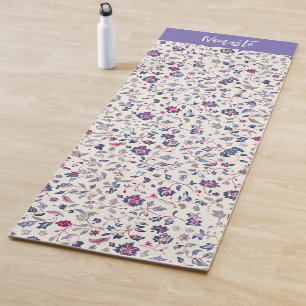 Floral Paisley Pattern Yogamatte