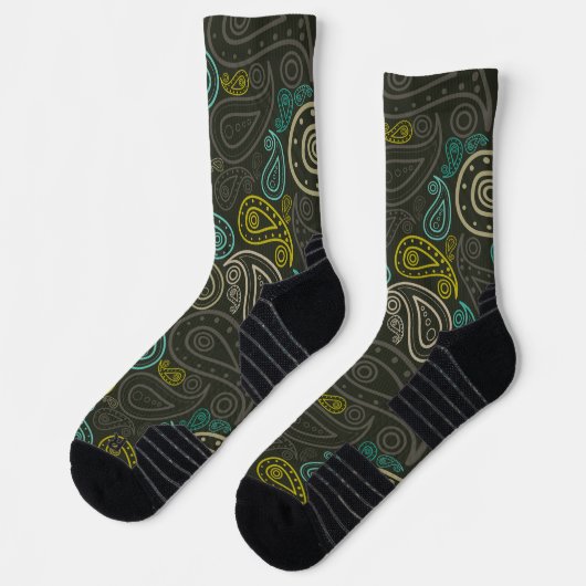Floral Paisley Socken (Links)