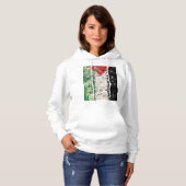 Floral Palestine Map - Free Palestine Map T - Shir Hoodie (Vorne ganz)