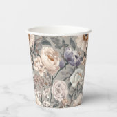 Floral Paper Cup Pappbecher (Rückseite)