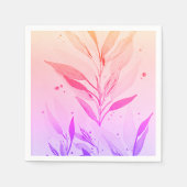 Floral Paper Napkin Serviette (Vorderseite)