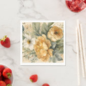 Floral Paper Napkin Serviette (Beispiel)