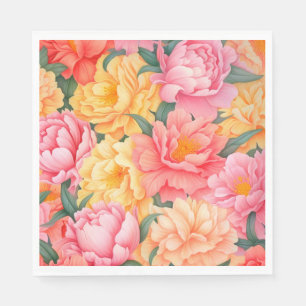 Floral Paper Napkins Serviette