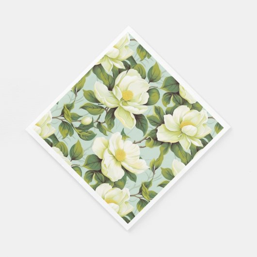 Floral Paper Napkins Serviette (Ecke)