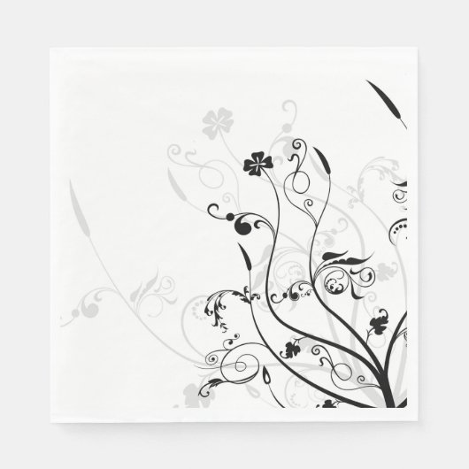 Floral Paper Napkins Serviette (Vorderseite)
