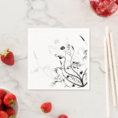 Floral Paper Napkins Serviette (Beispiel)