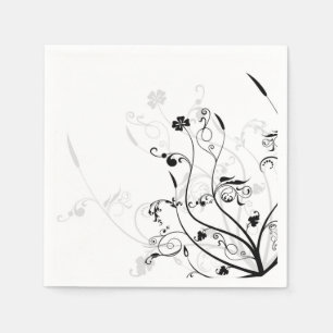 Floral Paper Napkins Serviette
