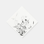 Floral Paper Napkins Serviette (Ecke)