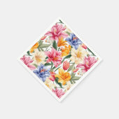 Floral Paper Napkins Serviette (Ecke)