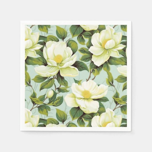 Floral Paper Napkins Serviette (Vorderseite)