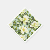 Floral Paper Napkins Serviette (Ecke)
