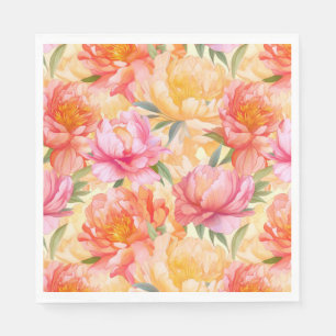 Floral Paper Napkins Serviette