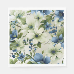 Floral Paper Napkins Serviette