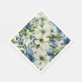 Floral Paper Napkins Serviette (Ecke)