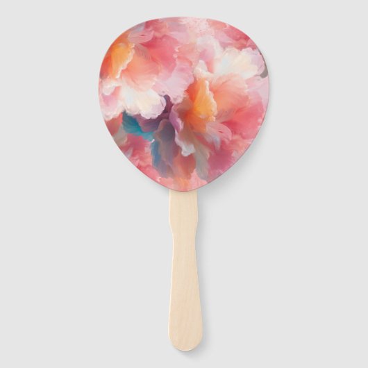 Floral Paper Plate Fächer (Vorderseite)