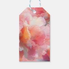 Floral Paper Plate Geschenkanhänger