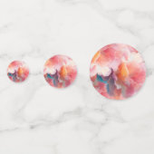 Floral Paper Plate Konfetti (Rückseiten)