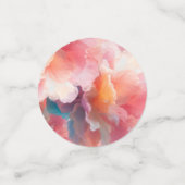 Floral Paper Plate Konfetti (Klein Vorderseite)